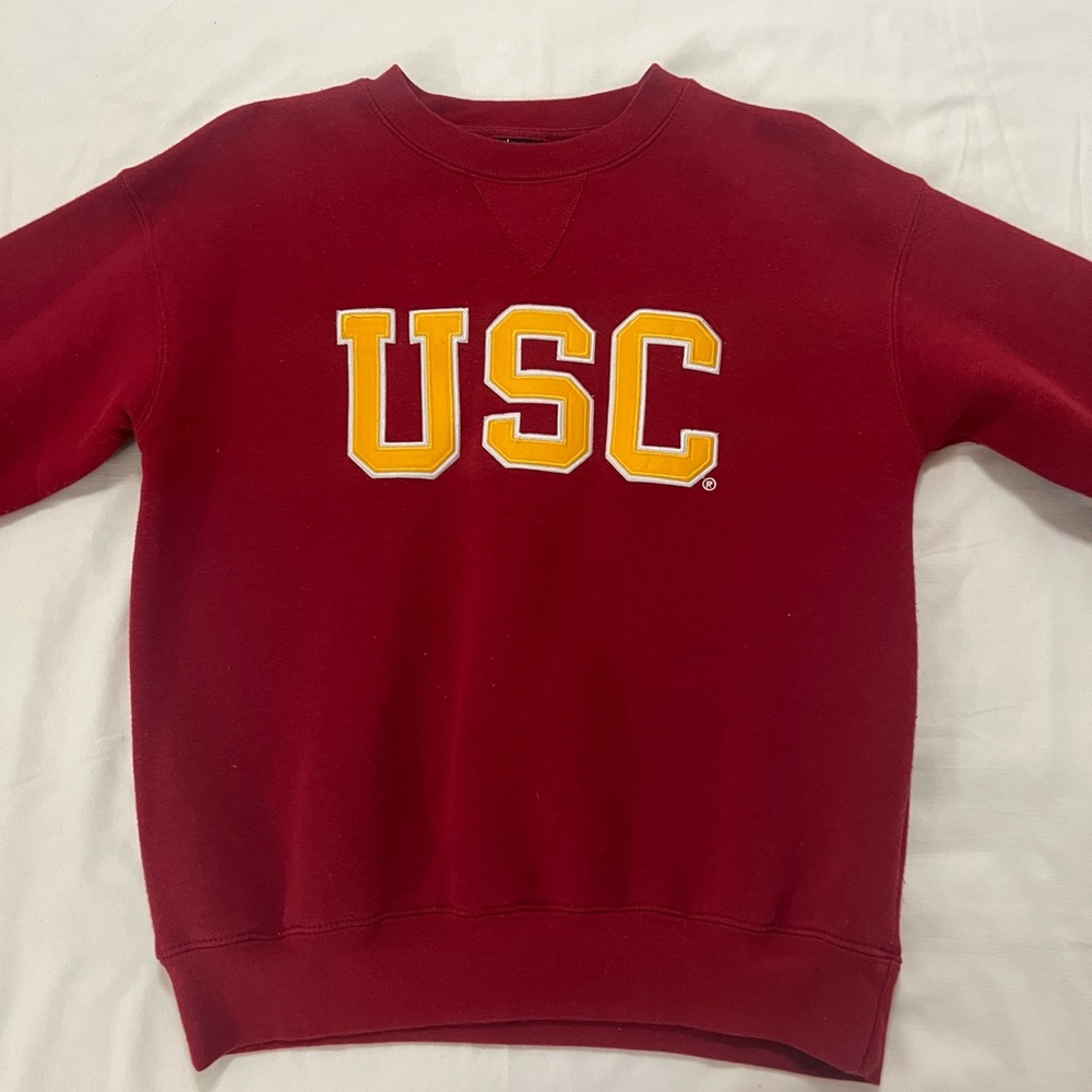 USC Trojan Basics Youth Heritage Tackle Twill Sweatshirt